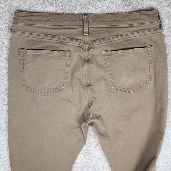 Flint and Tinder Pants Mens 34x36 Actual 32x33 Khaki 5 Pocket Huckberry 365 Pant - Picture 6 of 8